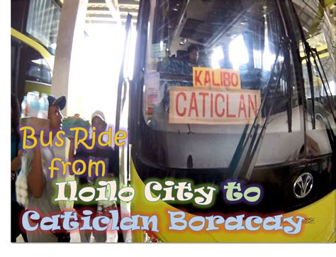 iloilo to caticlan van fare.